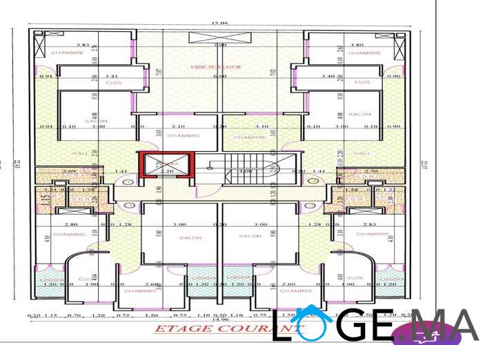 Réservation sur plan des appartements a el jadida 