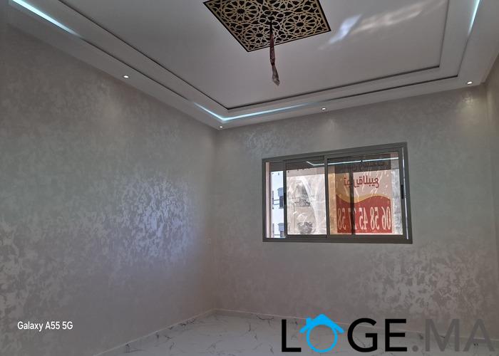 Appartement de façade opposé dans R+2 escalier privatif de 112 m2 près marjane el jadida. 
