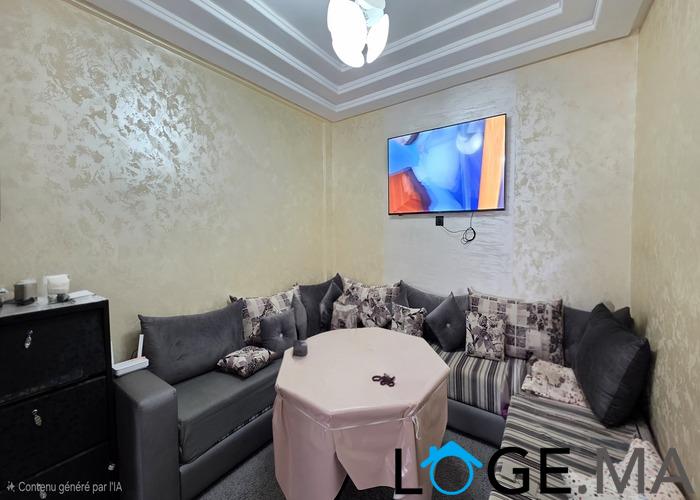 Appartement meublé a vendre au 2ème étage près la mosquée hay essalam el jadida